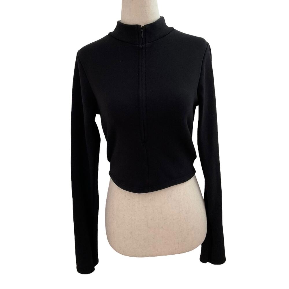 Good America Black Crop Sweater Women Size 2 | 20-31